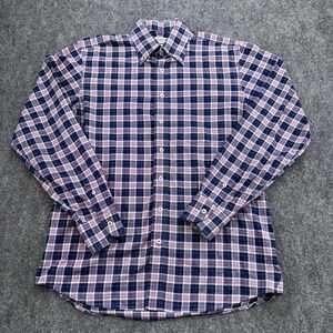 Spier & Mackay‎ Shirt Mens 16 34 Plaid Slim Fit Button Down Handmade Premium